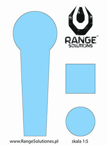 IPSC Target Steel 100 Stück