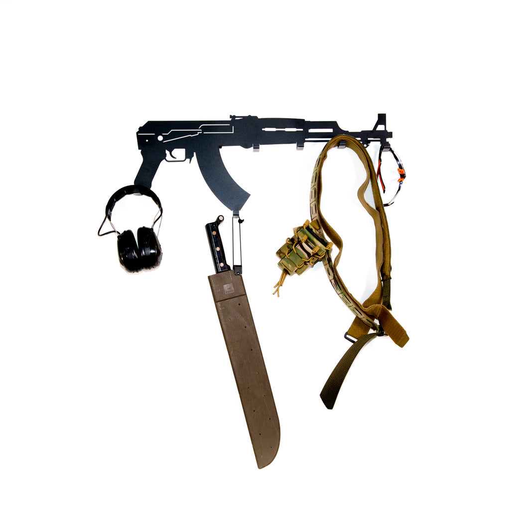 AK 47 V2 Garderoben oder Schlüssel Halter